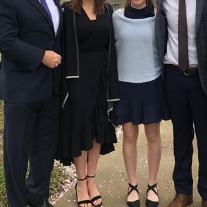 Secular Black Midi Dress